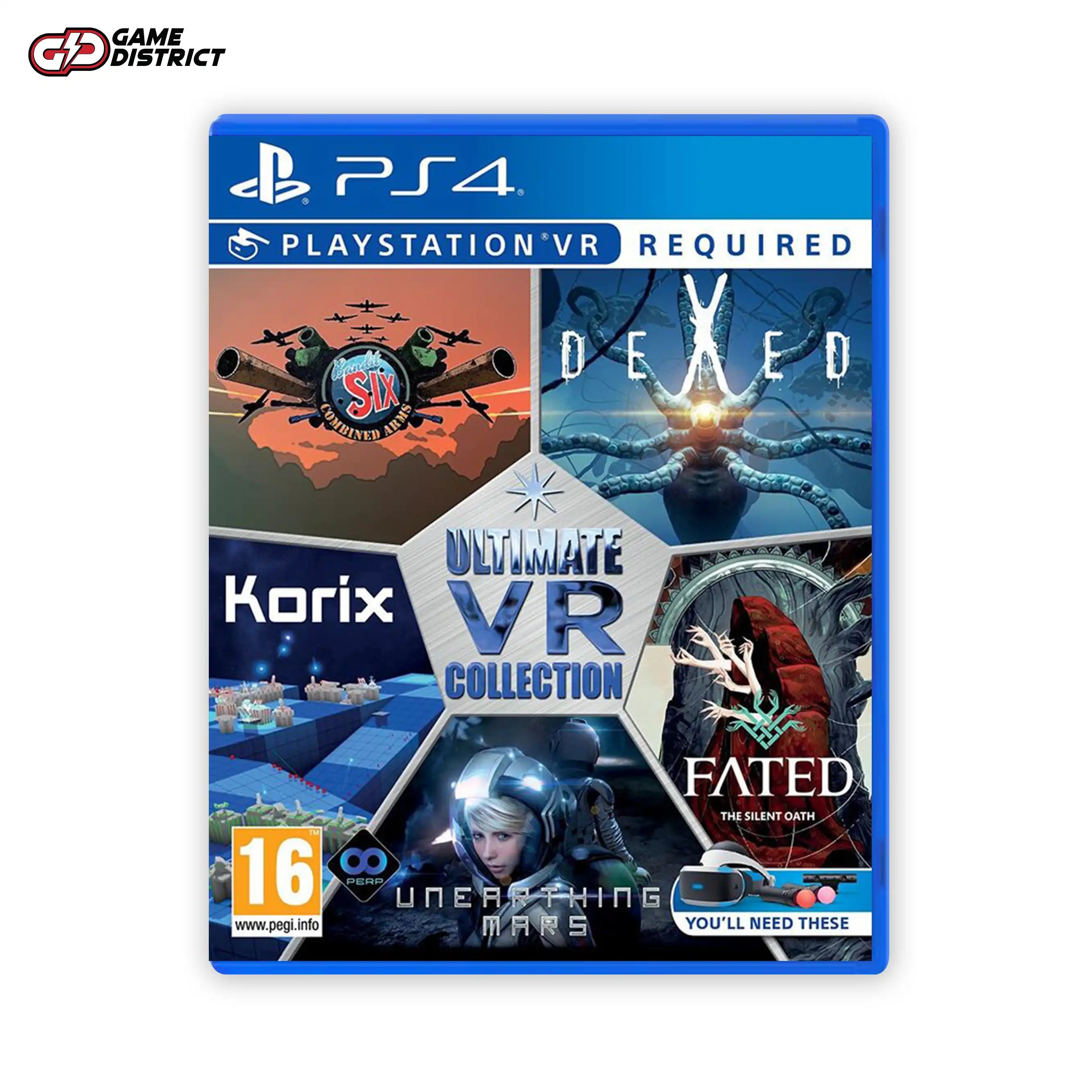Ultimate VR Collection (PSVR) PS4 Game Cover DVD Buy Online Mockup Used