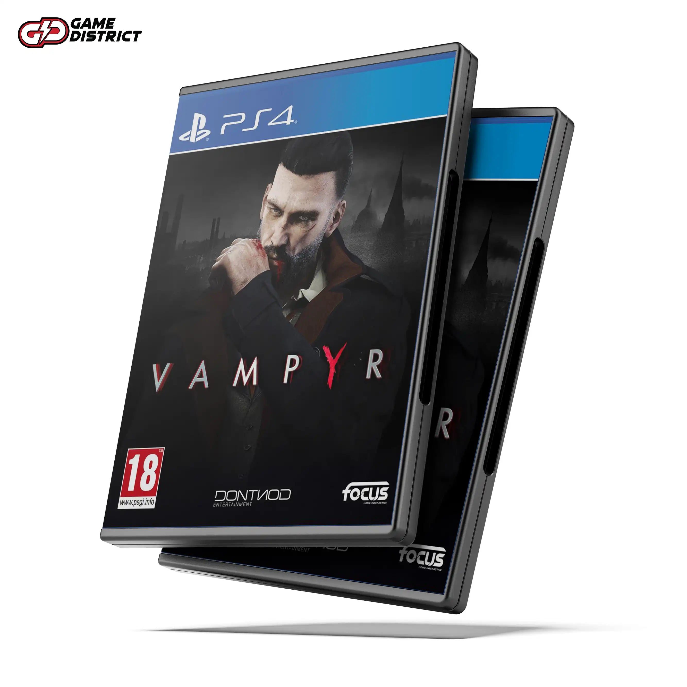 Vampyr PS4 Game Cover DVD Buy Online Mockup Used