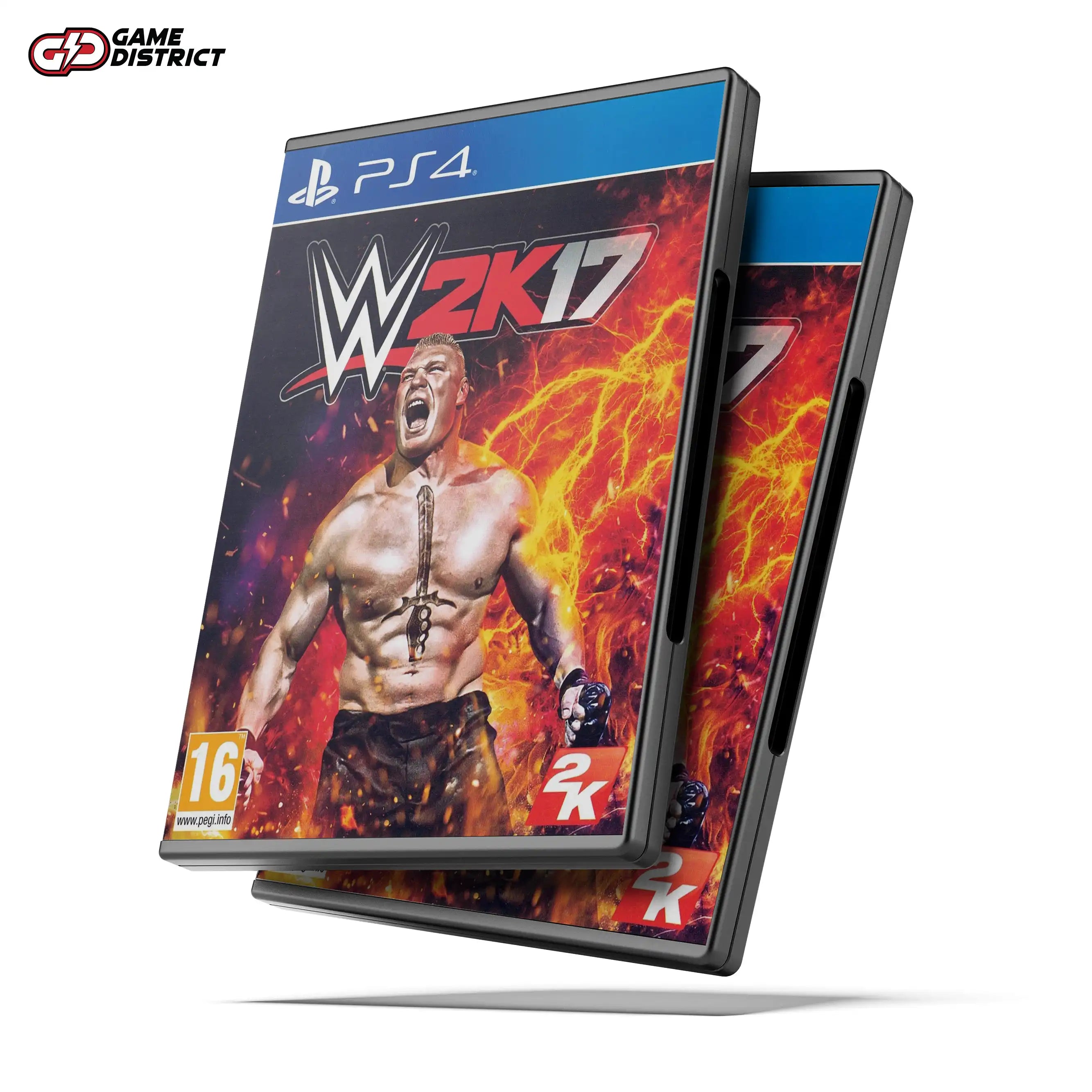 WWE 2K17 PS4 Game Cover DVD Buy Online Mockup Used