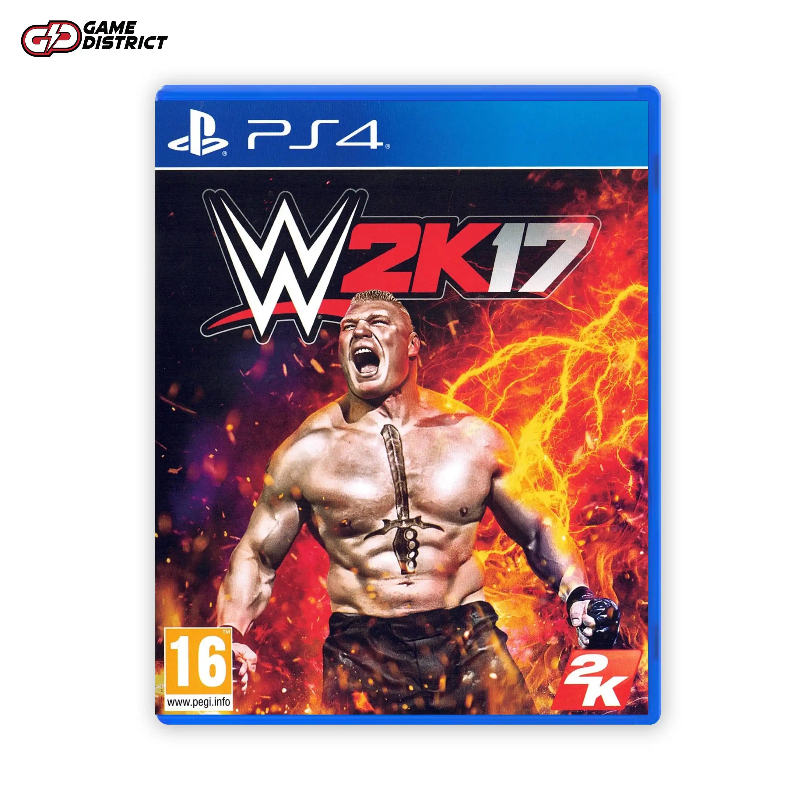 WWE 2K17 PS4 Game Cover DVD Buy Online Mockup Used
