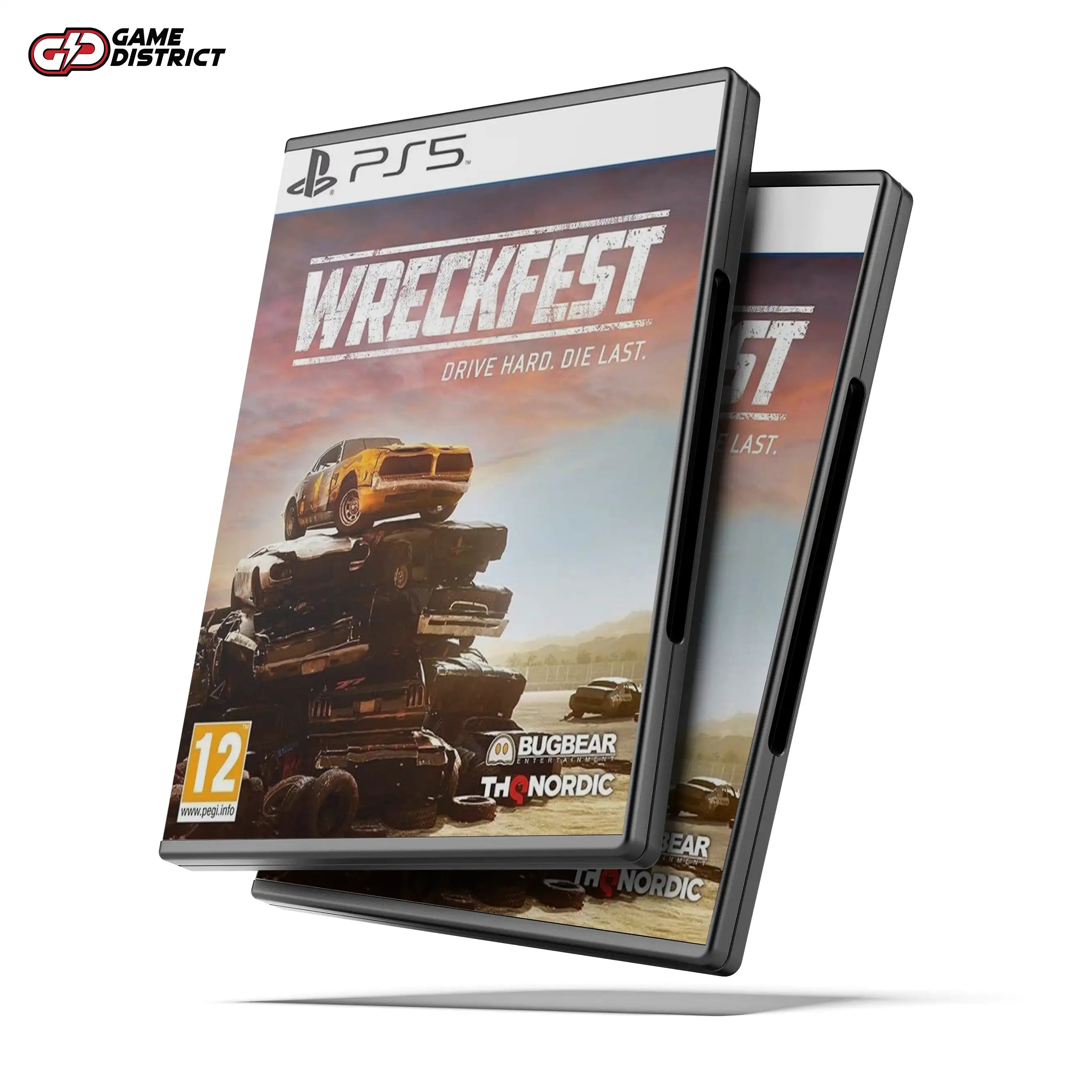 Wreckfest Game Cover DVD Buy Online Mockup Used