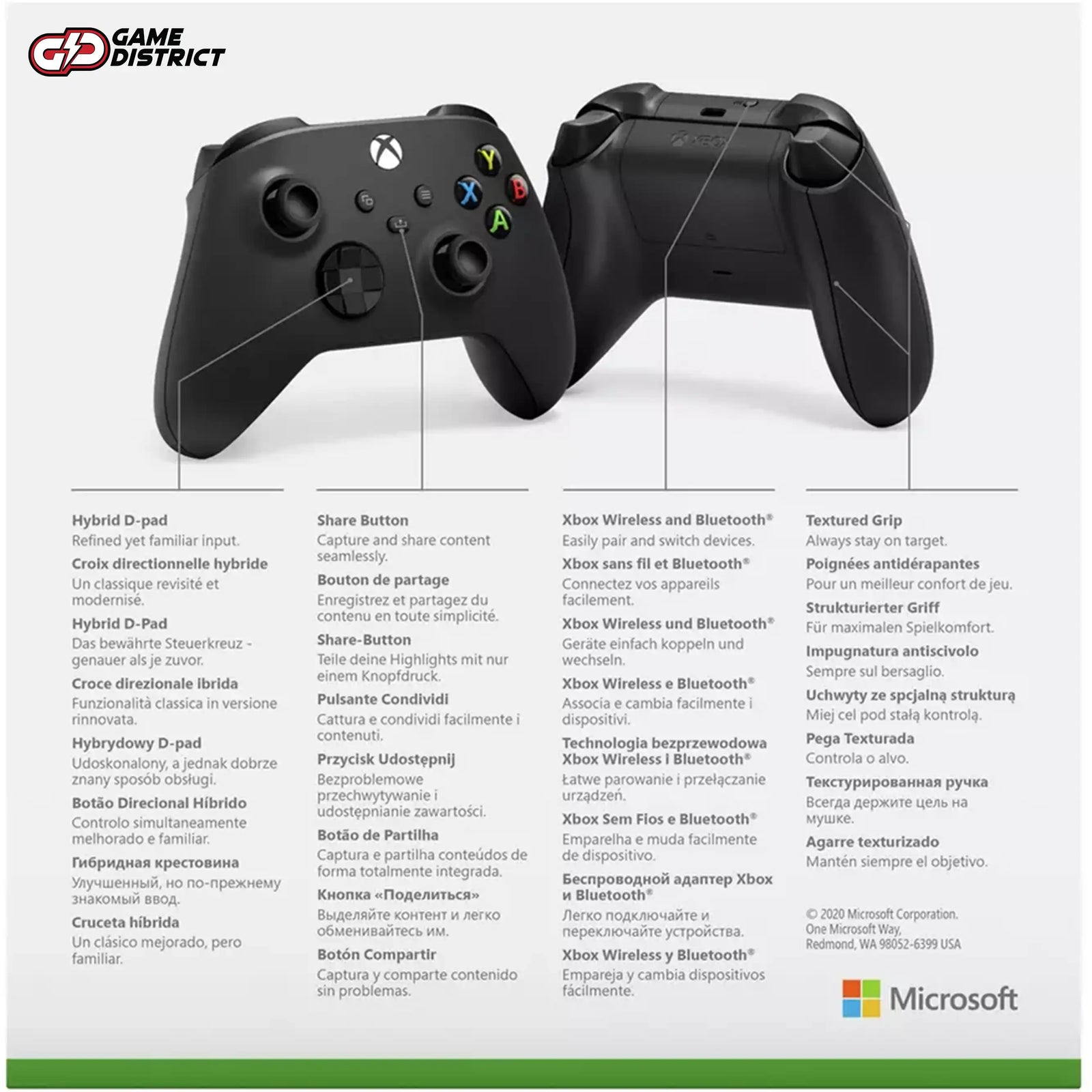 Xbox Series X & S Wireless Controller - Carbon Black