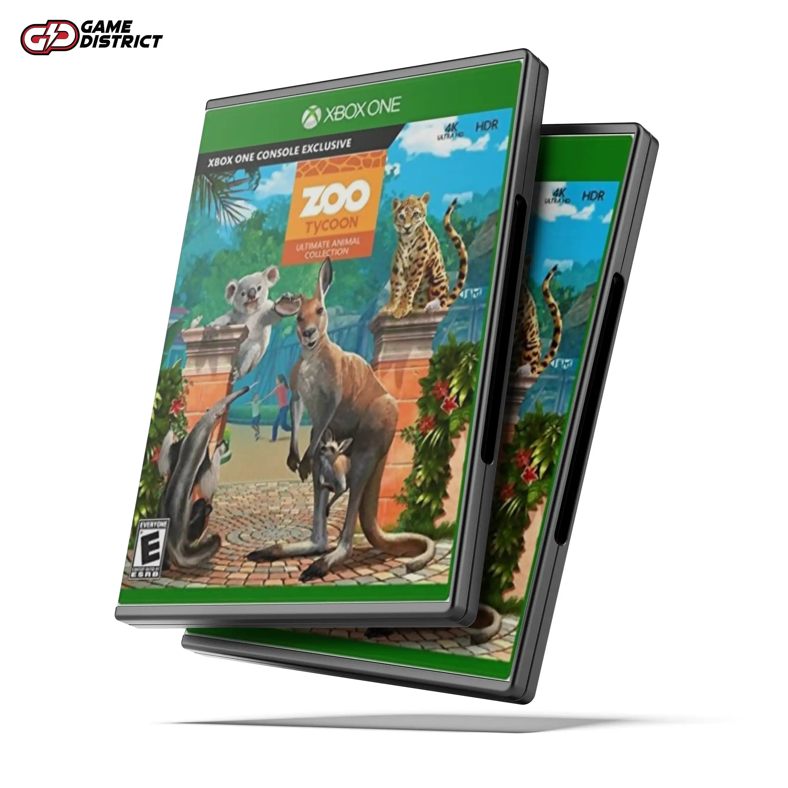 Zoo Tycoon Ultimate Animal Collection Xbox Game Cover DVD Buy Online Mockup Used