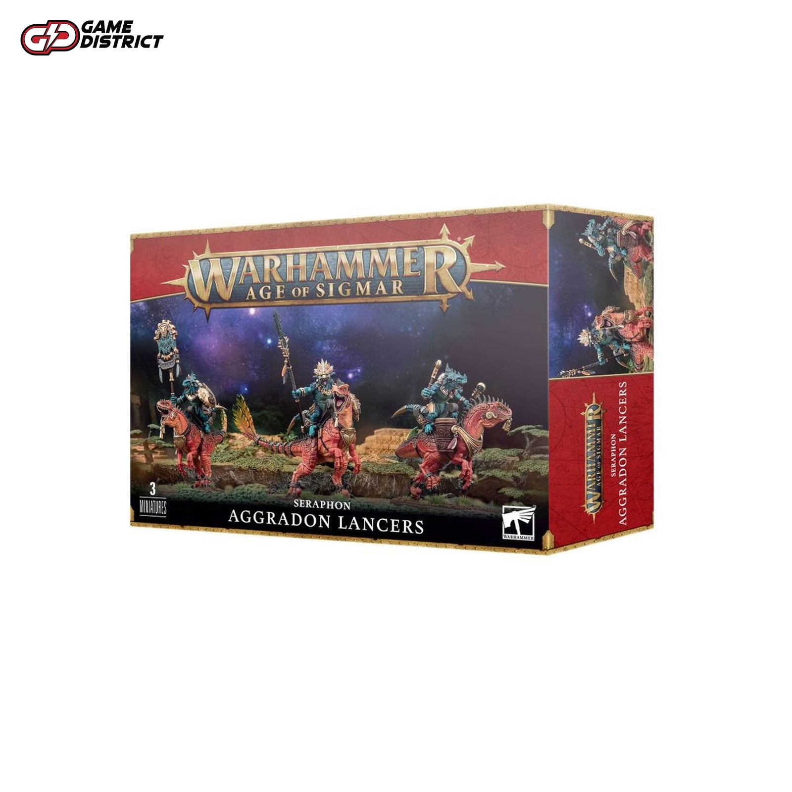 Warhammer Age of Sigmar: Seraphon Aggradon Lancers