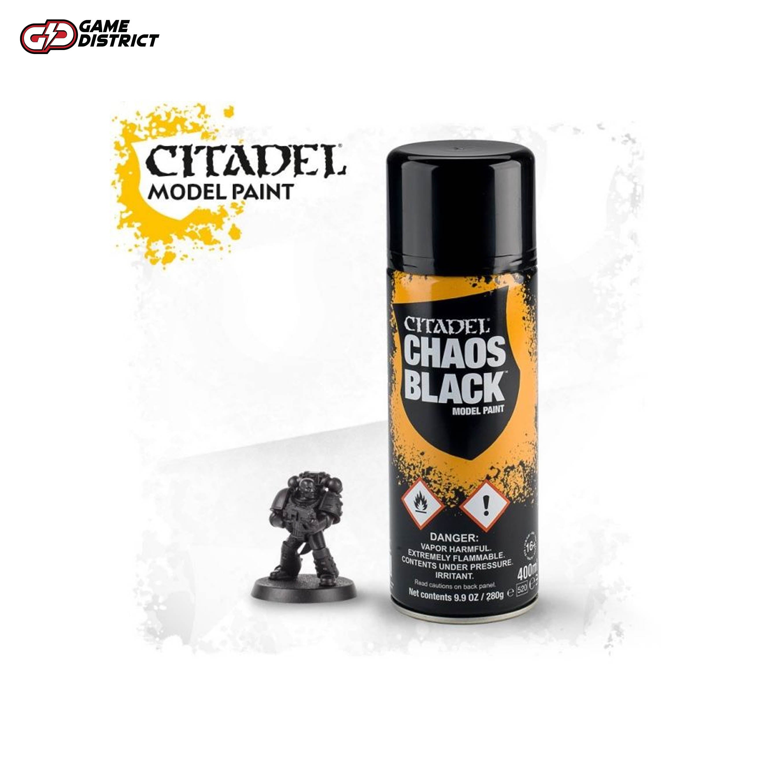 Warhammer Citadel Chaos Black Spray