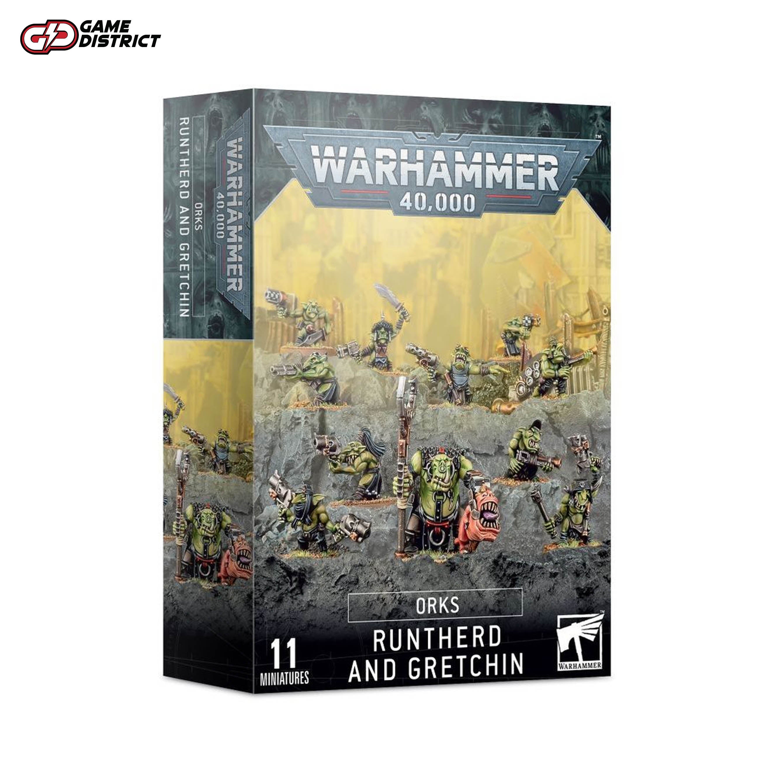 Warhammer 40000: Orks Runtherd and Gretchin